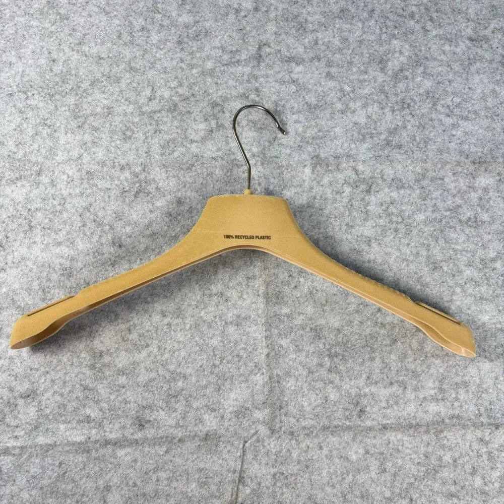 Authentic Miu Miu Tan Velvet Hanger 15